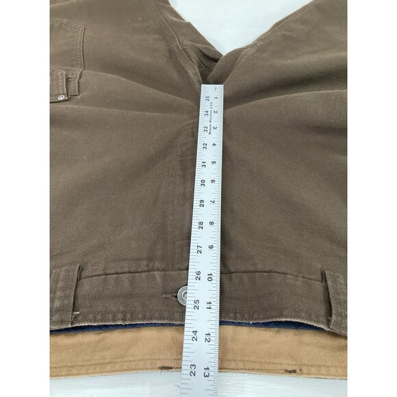 Duluth Trading Co Fire Hose Pants Men’s 42x28 Brown Cargo Relaxed Workwear - Picture 11 of 13